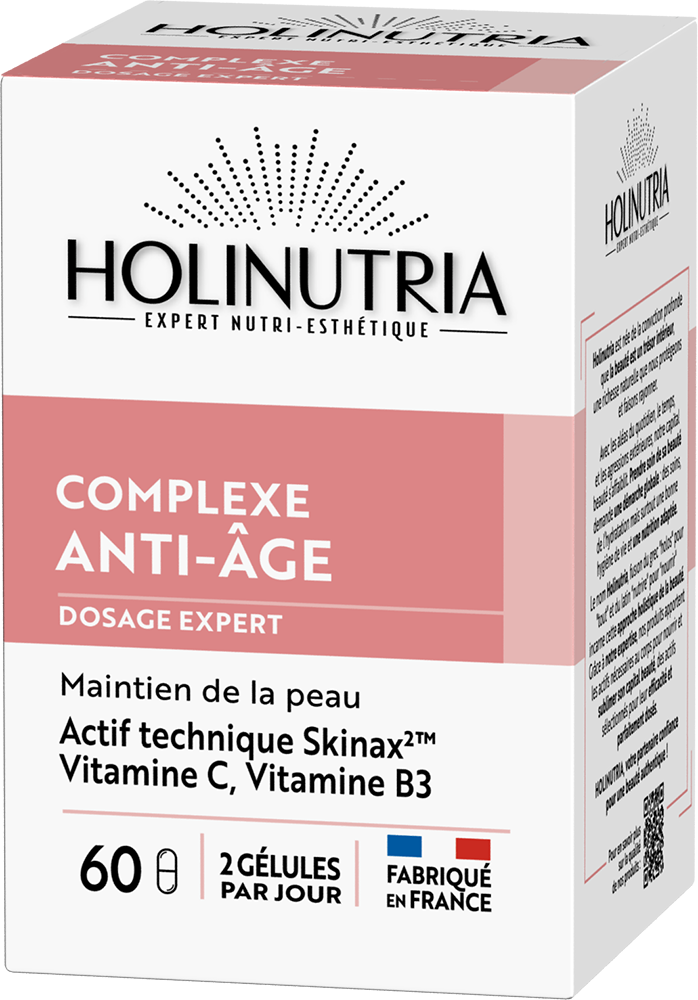 soin peau anti age : complexe anti-âge et anti rides Holinutria