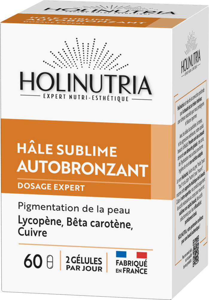 autobronzant visage : complement alimentaire Hâle sublime Holinutria